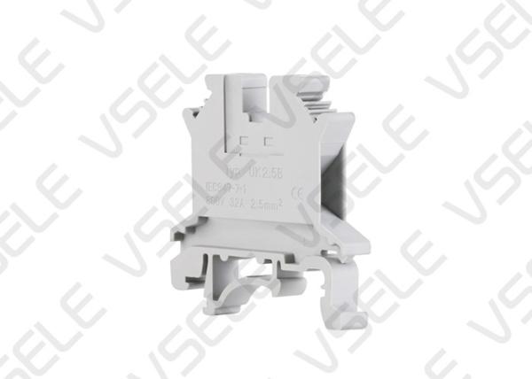 Quality UK-3N Type Din Rail Terminal Blocks Universal Connector Electrical Wiring for sale