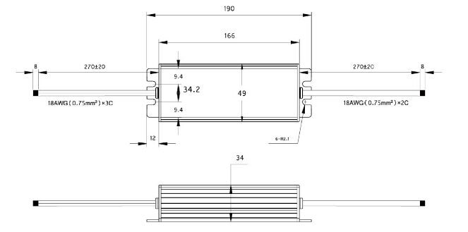 Smd Led Module Constant Voltage Power Supply OVP / OCP / SCP / OTP Protection