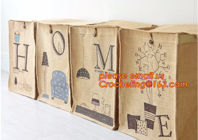 handmade collapsible jute storage basket with rope handle,Standard Quality Nursery Gardening Jute Rope/Jute Braided Pot/