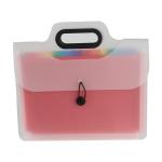 12 Pocket A4 PP Folder Portable Waterproof and Convenient Index Storage Solution