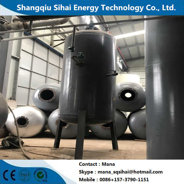 8-10 Tons Daily Processing Capacity Rubber Pyrolysis Machine for Recycling Waste Tires