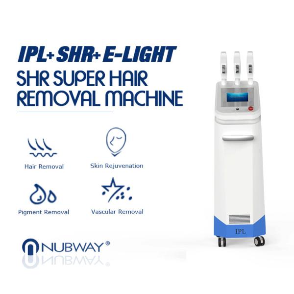 Multifunctional 3 handles ipl laser hair removal machine by Beijing Nubway laser ipl hair