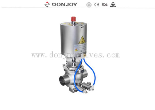 Quality E-C Welding DN100 SS316L Double Seat Mixproof Valve for sale