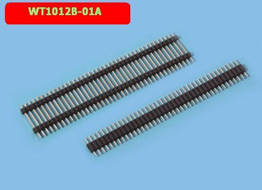 Quality 2.0MM 40 PIN Single Row Pin Header plastic straight needle PIN HEADER WT1012B-01A for sale