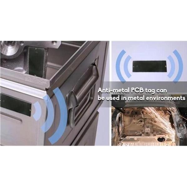 Warehouse Container Management ABS RFID UHF Tag Anti Metal RFID Tag with 3M Adhesive