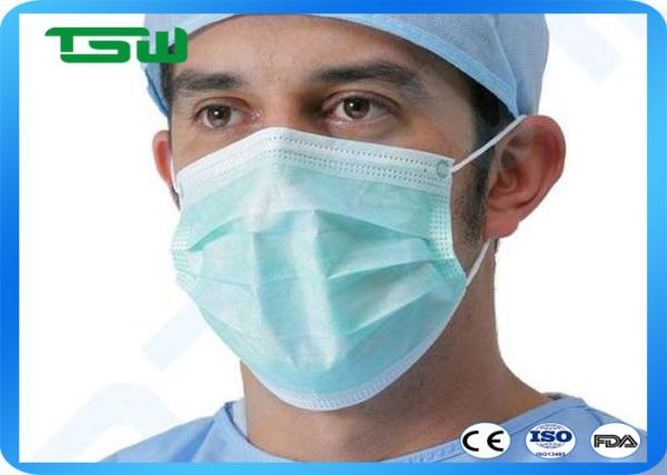 Quality Medical 3 layer disposable face masks with earloop for sale