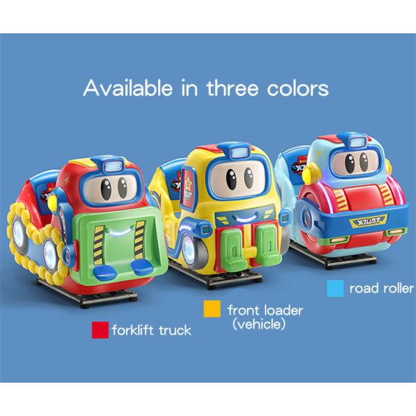 Engineering Car Theme Amsuement Kiddie Ride 1 Seat Rocking Car With Children Racing Game