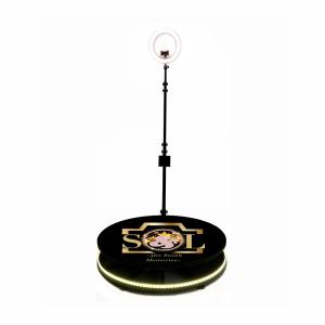 39.4 Inch 360 Photo Booth Machine Rotating Platform Motorized Custom Logo