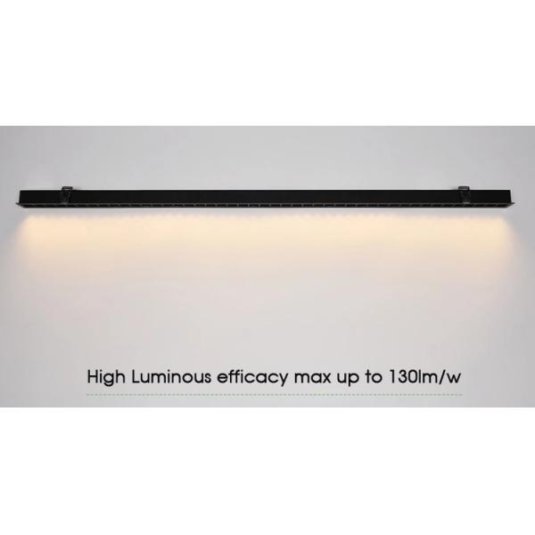 Pure White Linear Ceiling Light Fixtures / Indoor Led Linear Lamp High Lumen IP20