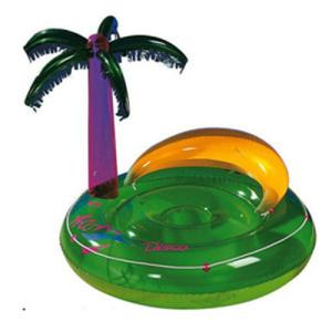 China Customized Inflatable Floating Island with Palm Tree wholesale