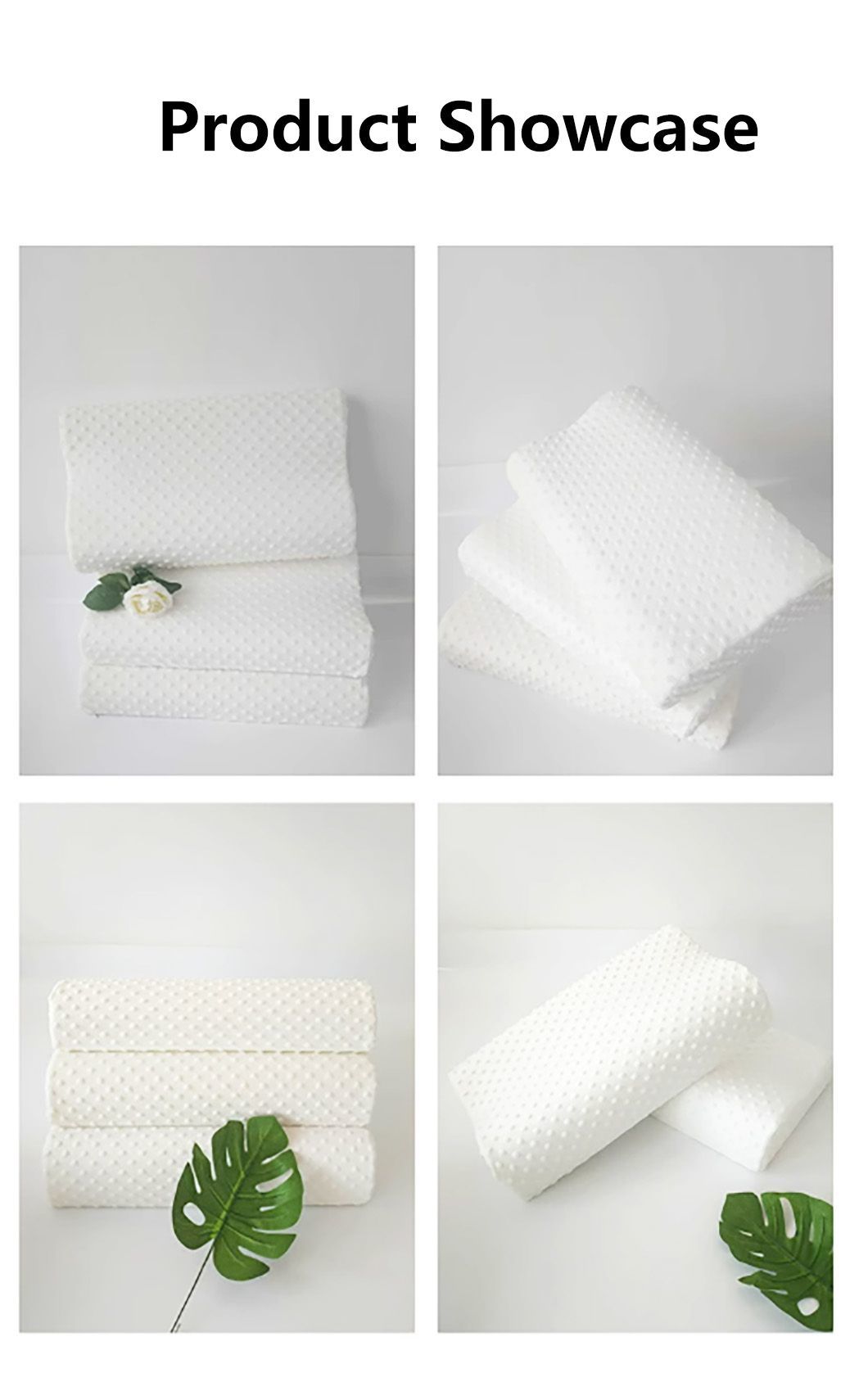 Comfortable Cervical Neck Bed Sleeping Breathable Contour Pillow Cooling Orthopedic Wave Memory Foam Pillow