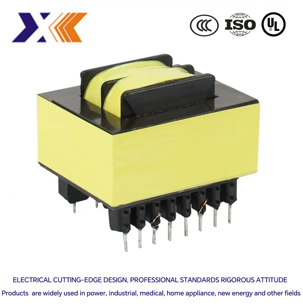 Customized Frequency Ei Type Low Frequency Transformer for Step Up and Down Dry Isolation