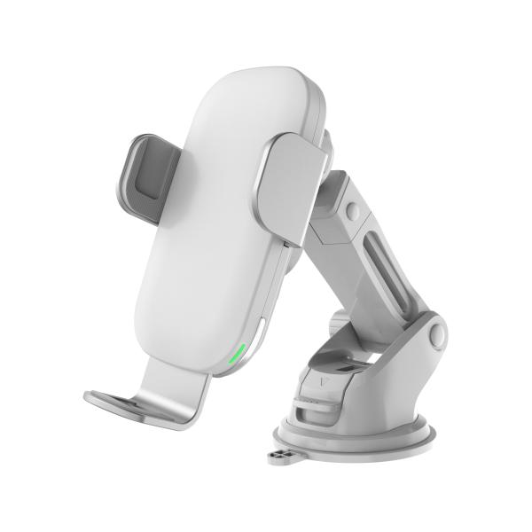 Silicon Rubber Coil QI Smart Sensor Wireless Charger Car Mount