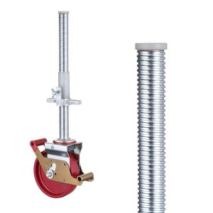 1000kg Loading 200mm Scaffolding Casters Wheels Rust Resistant Heavy Duty