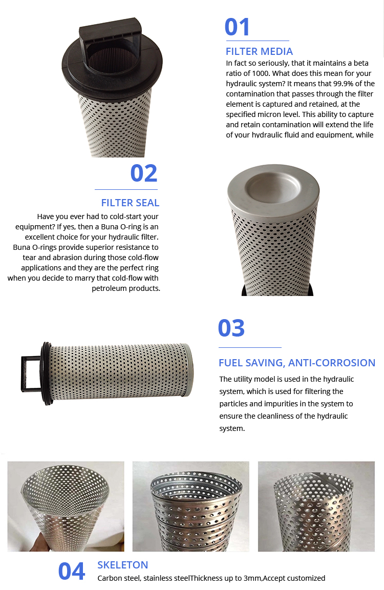 V3.0924-08 V3092408 Hydraulic Filter Element For Truck Tractor Trailer
