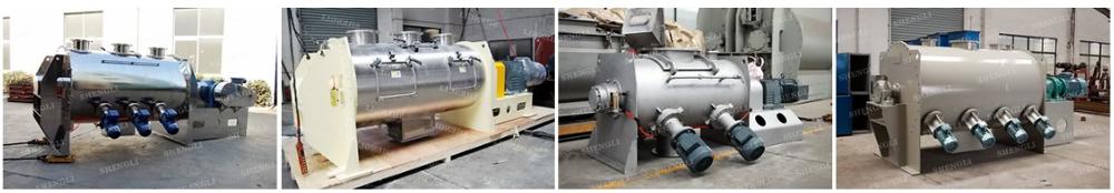 Multi Function Horizontal Feed Mixer / Hybrid Powder Mixer Eco Friendly
