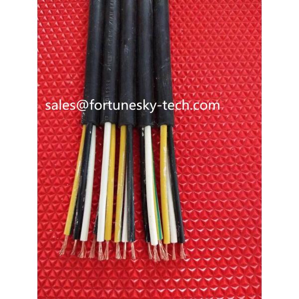 Automatic H05VV-F Multi Conductor Cable Stripping Machine Not Hurt Copper Wire Strip Outer Jacket Core Wires