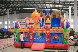 China inflatable slide with castle for sale, Inflatable combo wholesale