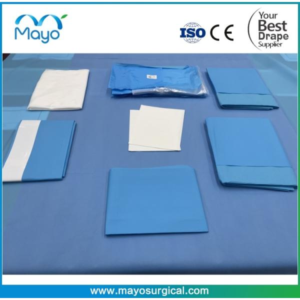 AAMI Level 3 Disposable Surgical Peri-GYN Drape Pack With Under Buttocks Drape