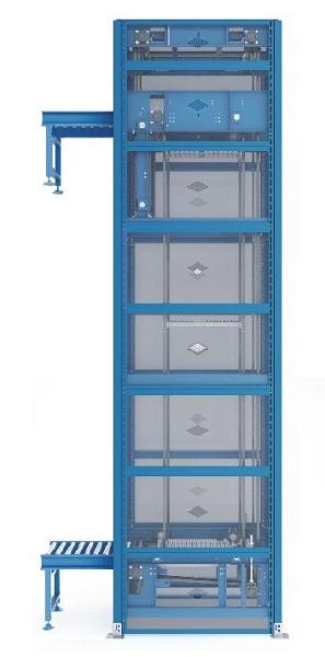 Quality Continuous Elevator C Type Carton Conveyor System Long Lasting for sale