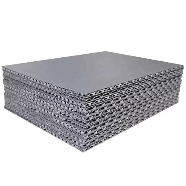 Waterproof PP Honeycomb Panels Grey Honeycomb Polypropylene Sheets Recyclable