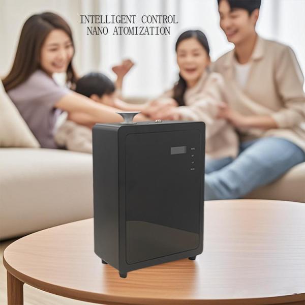 15W Black Metal Aromatherapy Diffuser Fuel Consumption of 2 ml/hour for Personalized Scenting