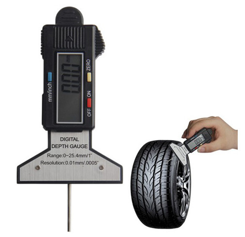 Digital Tire Tread Depth Gauge, Digital Depth Gauge, Ultrasonic Flaw Detector
