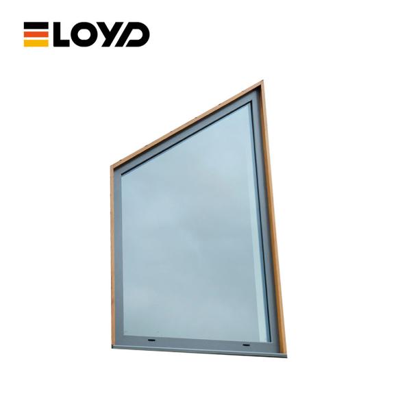 Quality Fixed Round Aluminium Windows Thermal Break Soundproof Tempered Glass 24x36 for sale