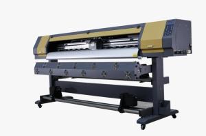 China 1.8m one/two Dx5 head 1440 dpi solvent printing printer on sale