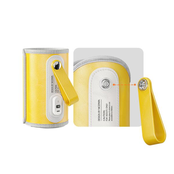 Breastmilk Formula USB Portable Bottle Warmer Pro Set Medium Flow PU leather