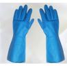Buy cheap Waterproof Blue Nitrile Glove Xl 18Mil Chemical Resistant Gloves Nitrile from wholesalers