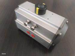 China Double effect pneumatic actuator - RATDA model Anodizing external surface GREY cap color wholesale