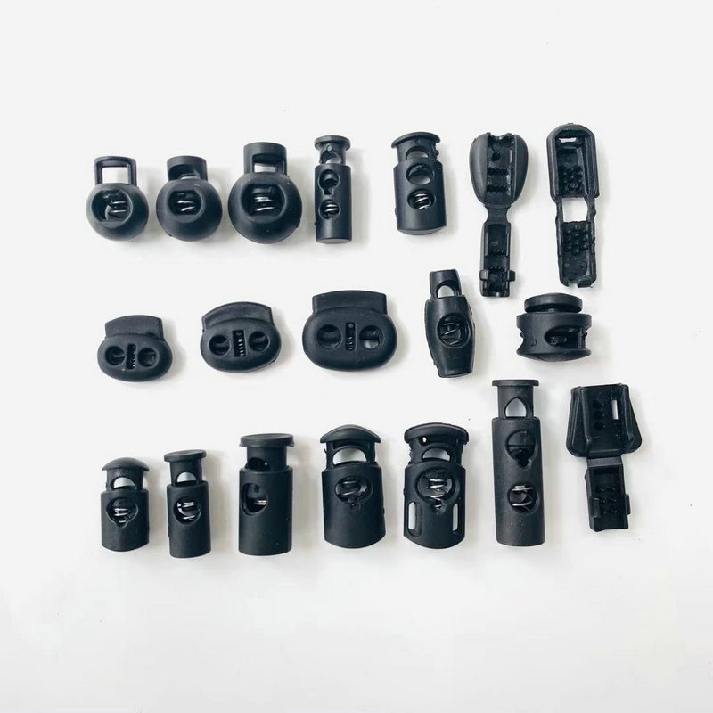 High quality Nylon Cord ender spring Rope toggle plastic stopper in colors for garment