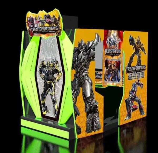 Quality Transformer Video Game Machine / Shooting Game Cabinet In Amusement Park  for sale