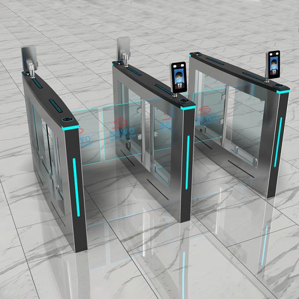 Access Management Swing Gate Turnstile with RFID Integration Passing Speed 40 people/min