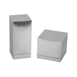 China Silver Hot Stamping Perfume Packing Box 1mm 350g Coated Paper Material wholesale