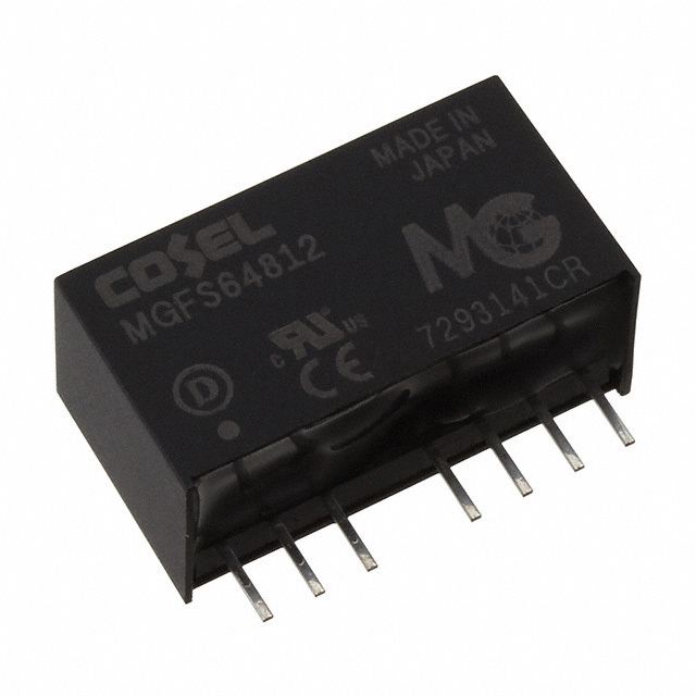 10.5W Isolated Dc Dc Converter Module 18 - 76Vin 15V 0.7A PCB SIP8 MGFS104815