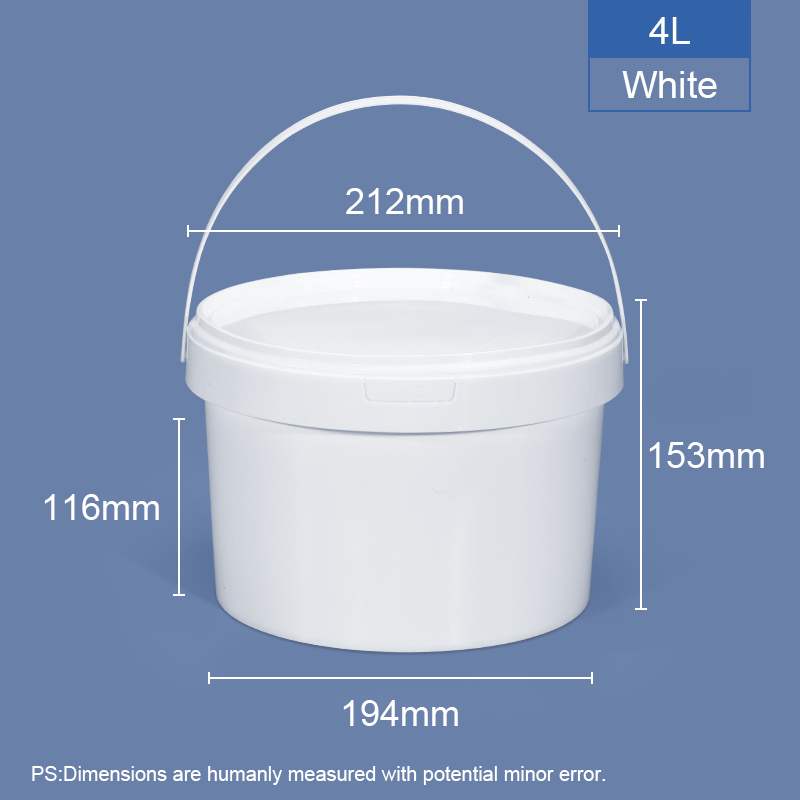 Food Grade Beverage Plastic Candy Buckets Halloween Container with Lids and Handles