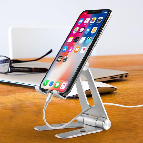 Quality COMER Universal Portable Desktop Cell Phone Desk Stand Holder Smartphone adjustable Mount Support For Tablet PC for sale