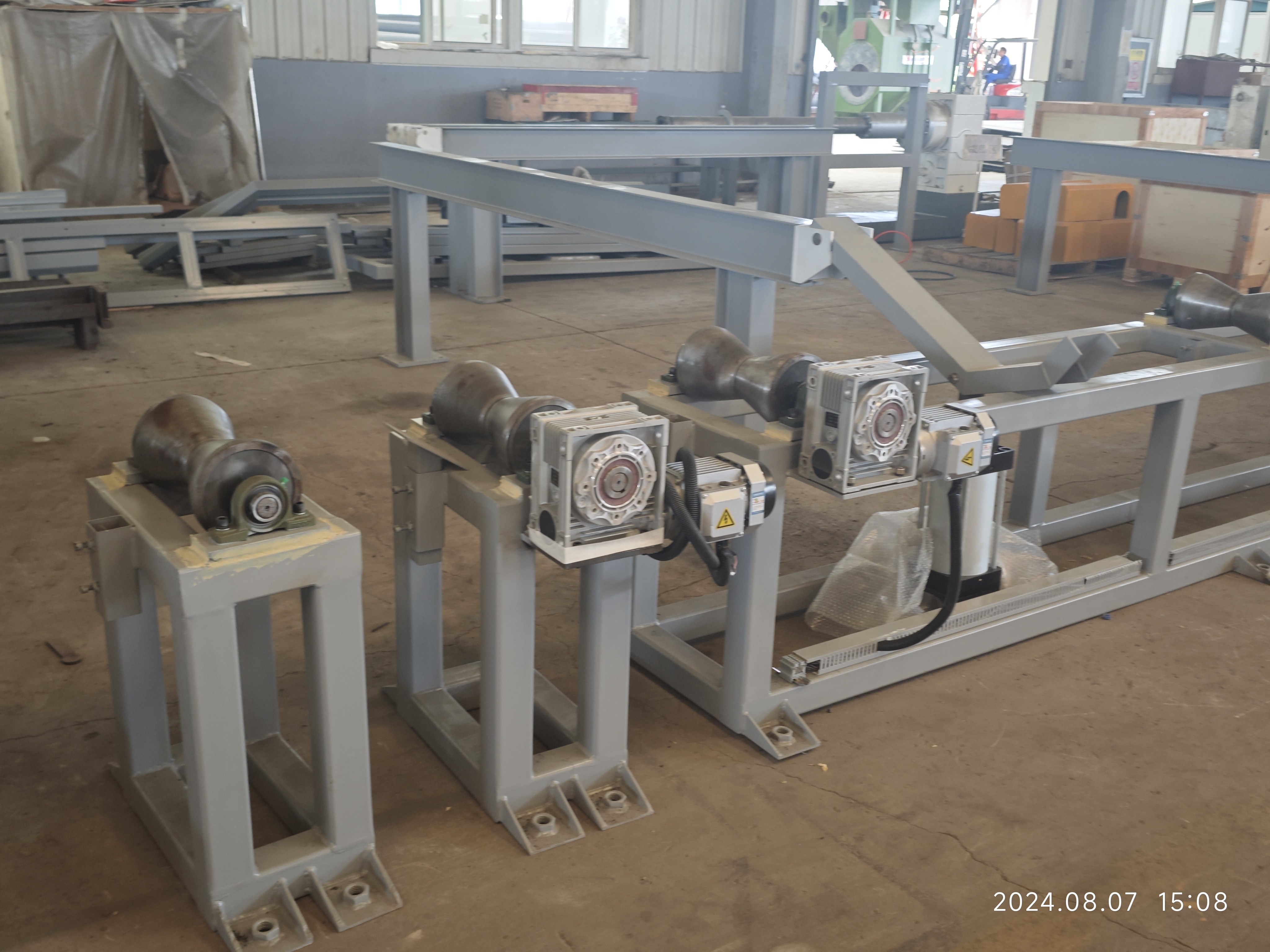 Three-Layer Polyethylene Steel Pipe Liquid Coating Blasting anti-corrosion pipe Line Machinery