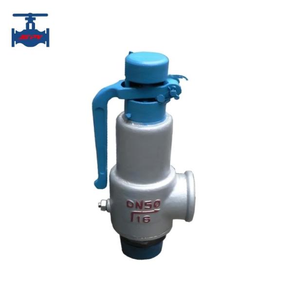 Quality Spring Loaded Male Threaded Safety Valve WCB CF8 CF8M With Level Handle Operation for sale