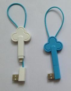 China Archaized Key Shape Charging Data Sync Cable, USB To Lightning wholesale