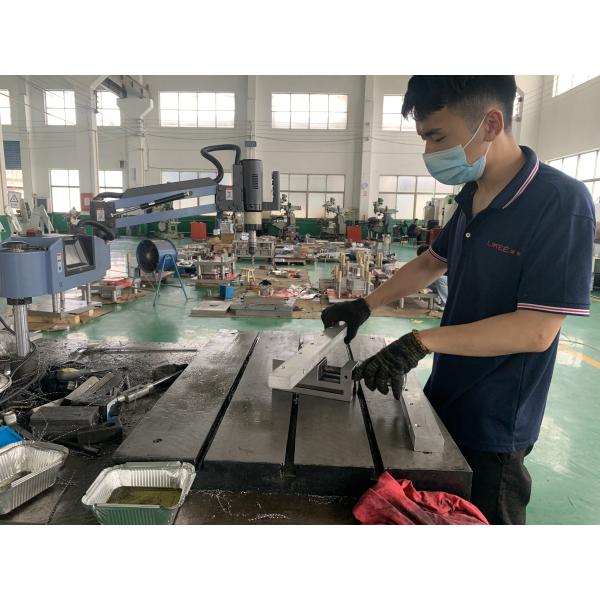 Multiple Cavity 58HRC Aluminum Foil Container Mould Punching Type