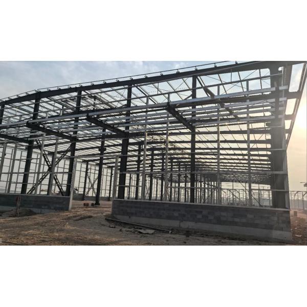 High-strength Steel Structure Factory Building Galvanized H-shaped