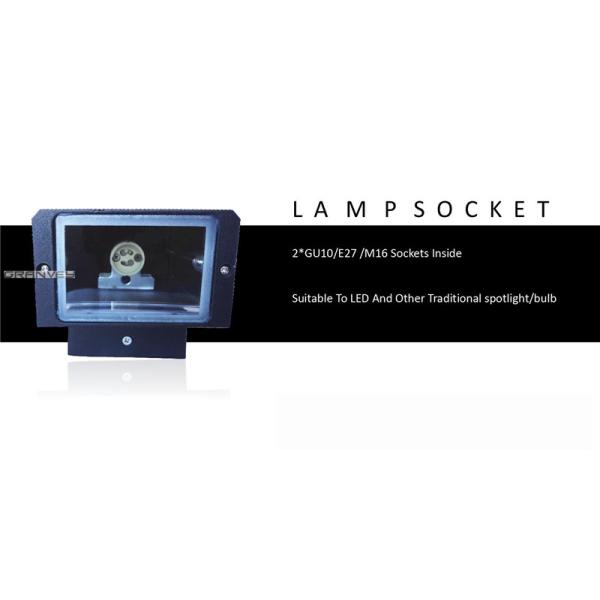 Decorative Exterior Ip65 Up Down Led Wall Light 1 Head Bulb Replaceable
