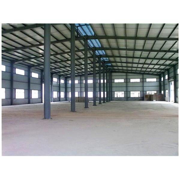 Prefab H Section Steel Structure Workshop With Bridge Crane Anti Corrosion