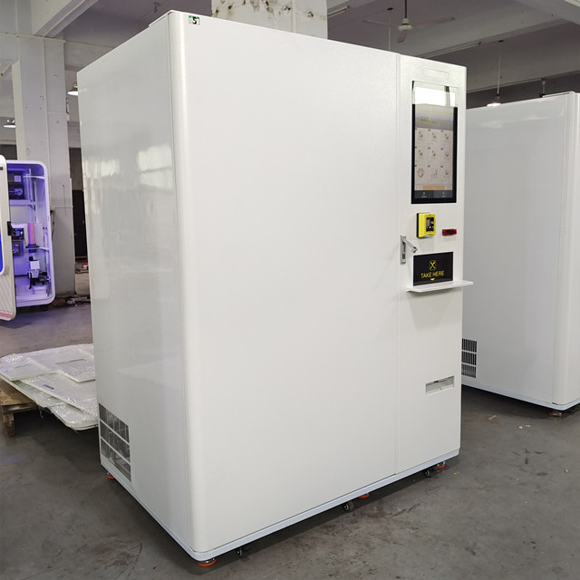 Automatic Frozen Food Vending Machine With Microwave For Box Bento