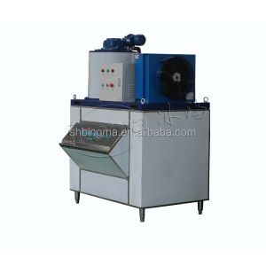 1 Tons Freshwater Flake Ice Machine Commercial 380V 220V