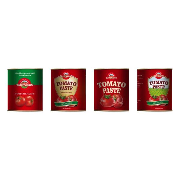 800g Canned Tomato Paste Meeting ISO HACCP BRC And FDA Global Standards