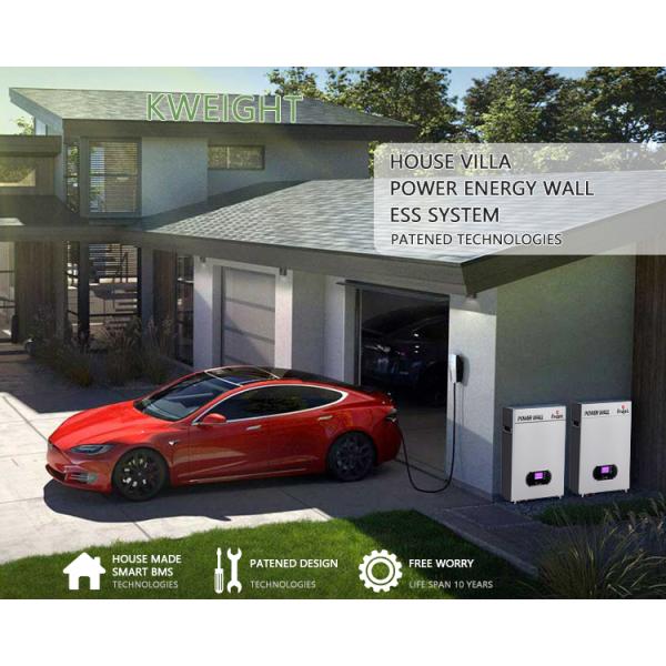 10kw 48v Lithium Power Wall Solar System Lifepo4 Lithium Ion Battery Wall